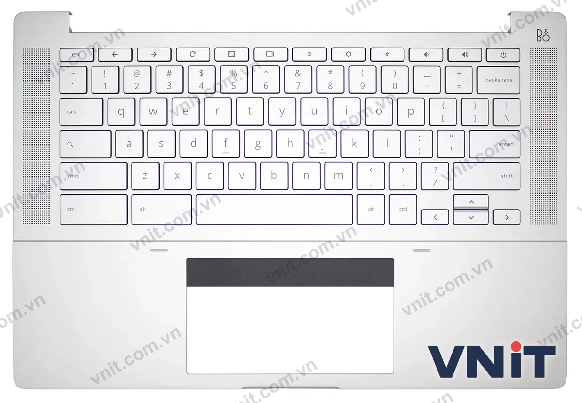 Bàn phím kèm bệ (palmrest) Laptop HP Chromebook Pro C640, C645, TPN-Q240, M35769-001 (Màu bạc)