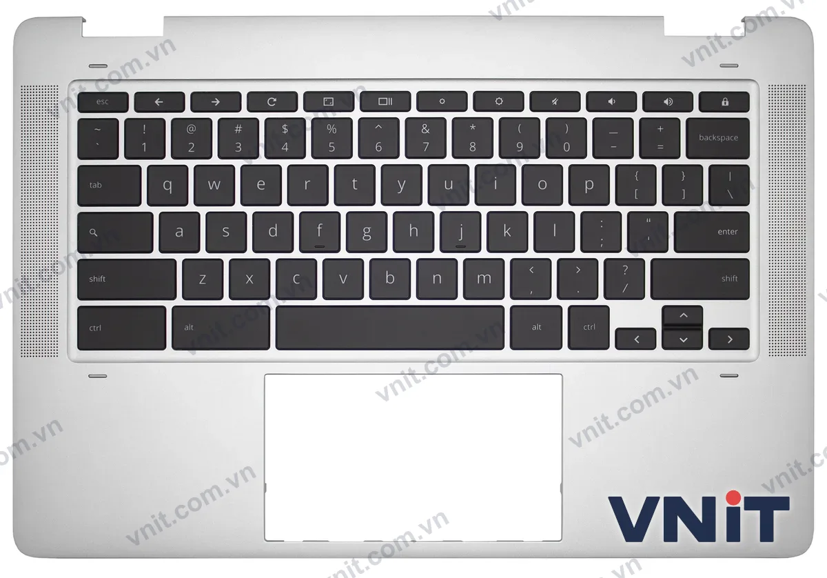 Bàn phím kèm bệ (palmrest) Laptop HP Chromebook X360 14A-CA, 0GI, M15335-001, non-touchpad (Màu đen)