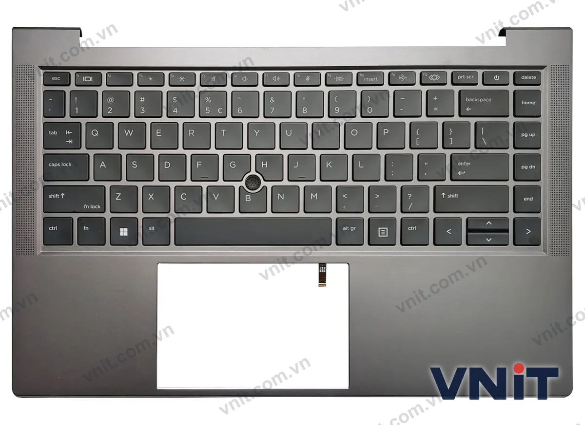 Bàn phím kèm bệ (palmrest) Laptop HP Dev One, 6070B2068001 (Có đèn nền)