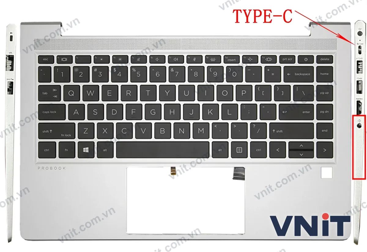 Bàn phím kèm bệ (palmrest) Laptop HP ELITEBOOK 440 G8, 440 G9 (Có đèn nền)