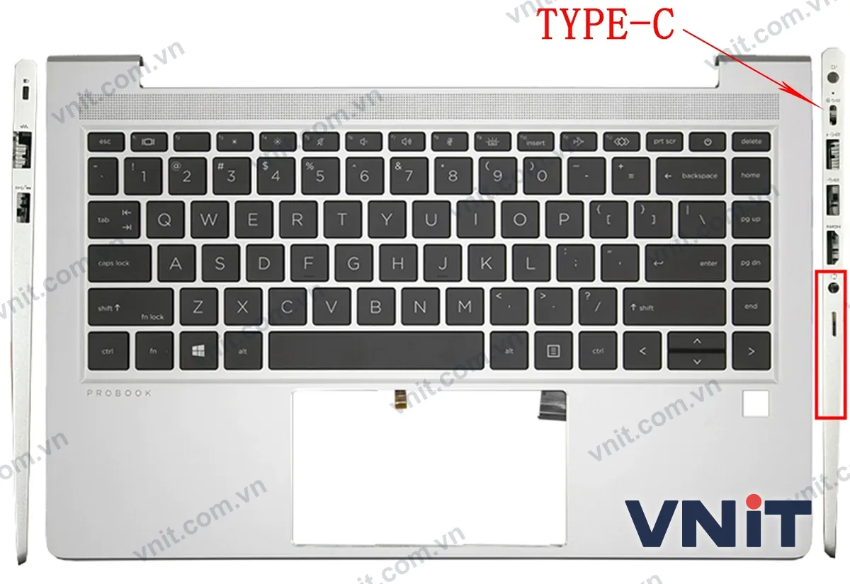 Bàn phím kèm bệ (palmrest) Laptop HP ELITEBOOK 440 G8, 440 G9, SD (Có đèn nền)