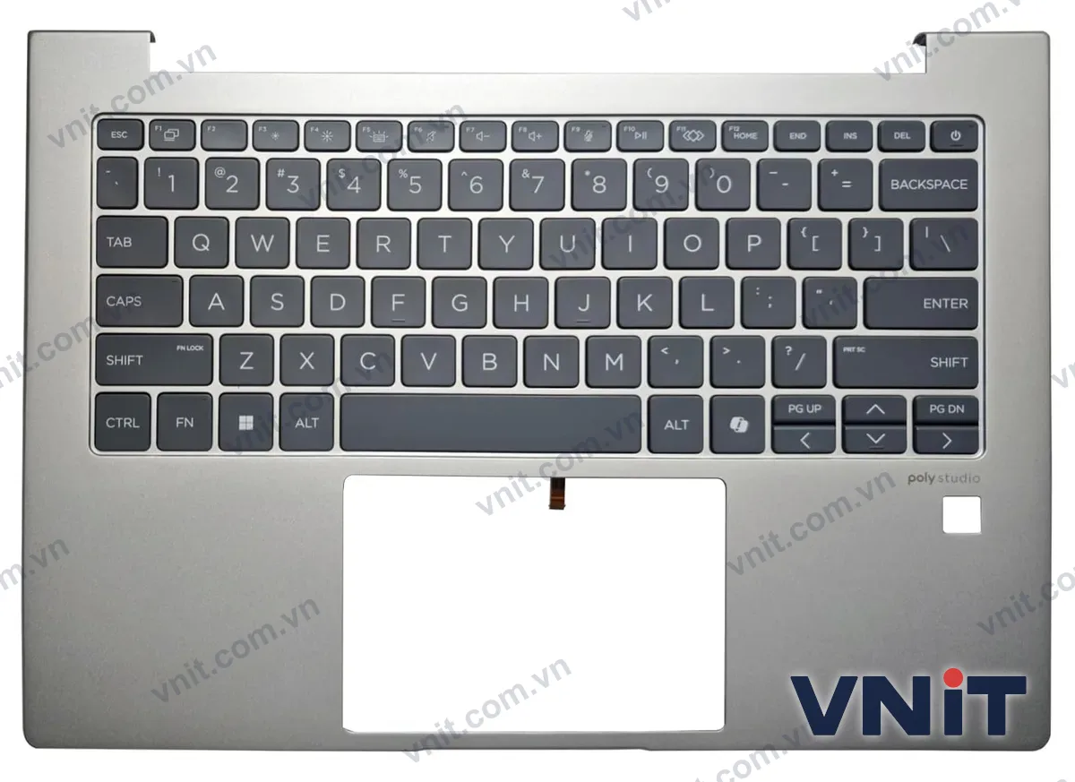 Bàn phím kèm bệ (palmrest) Laptop HP EliteBook 640 G11, 645 G11 (Có đèn nền)