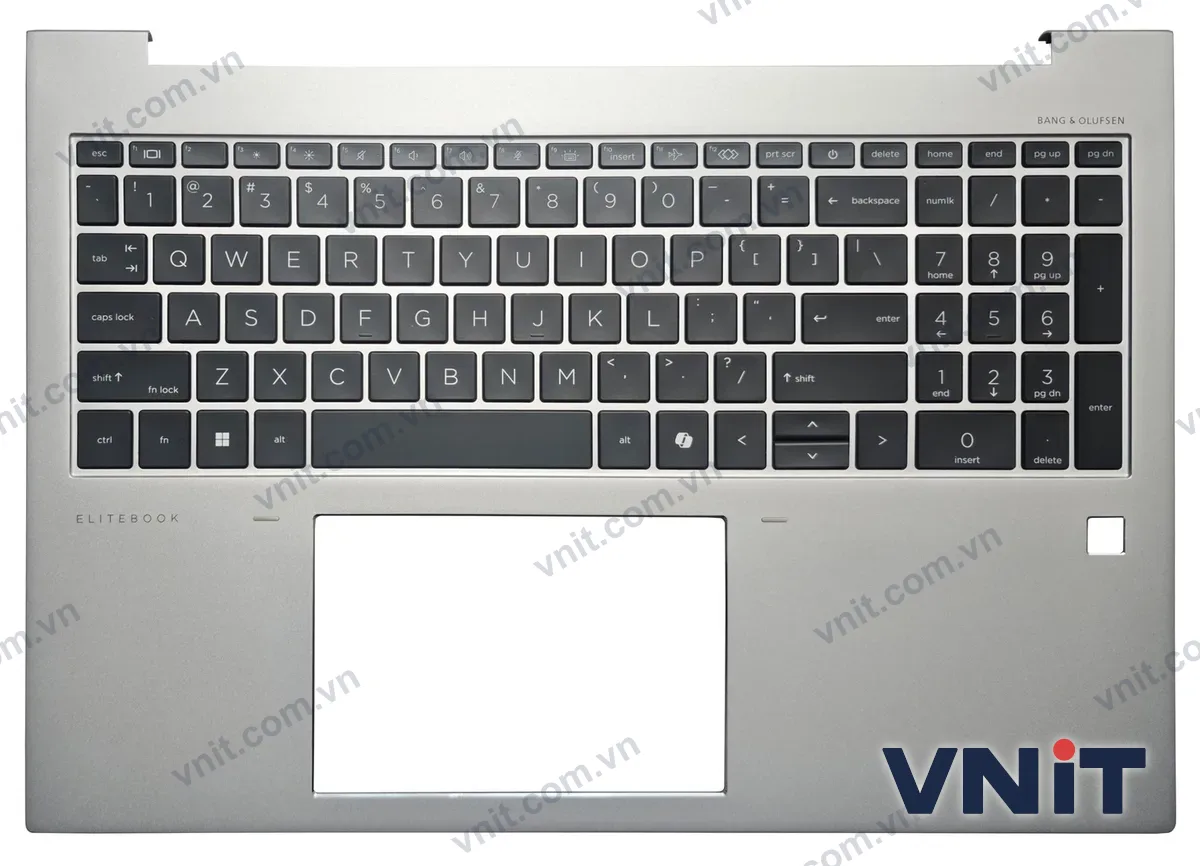 Bàn phím kèm bệ (palmrest) Laptop HP EliteBook 865 G11, 860 G11, AI (Có đèn nền)