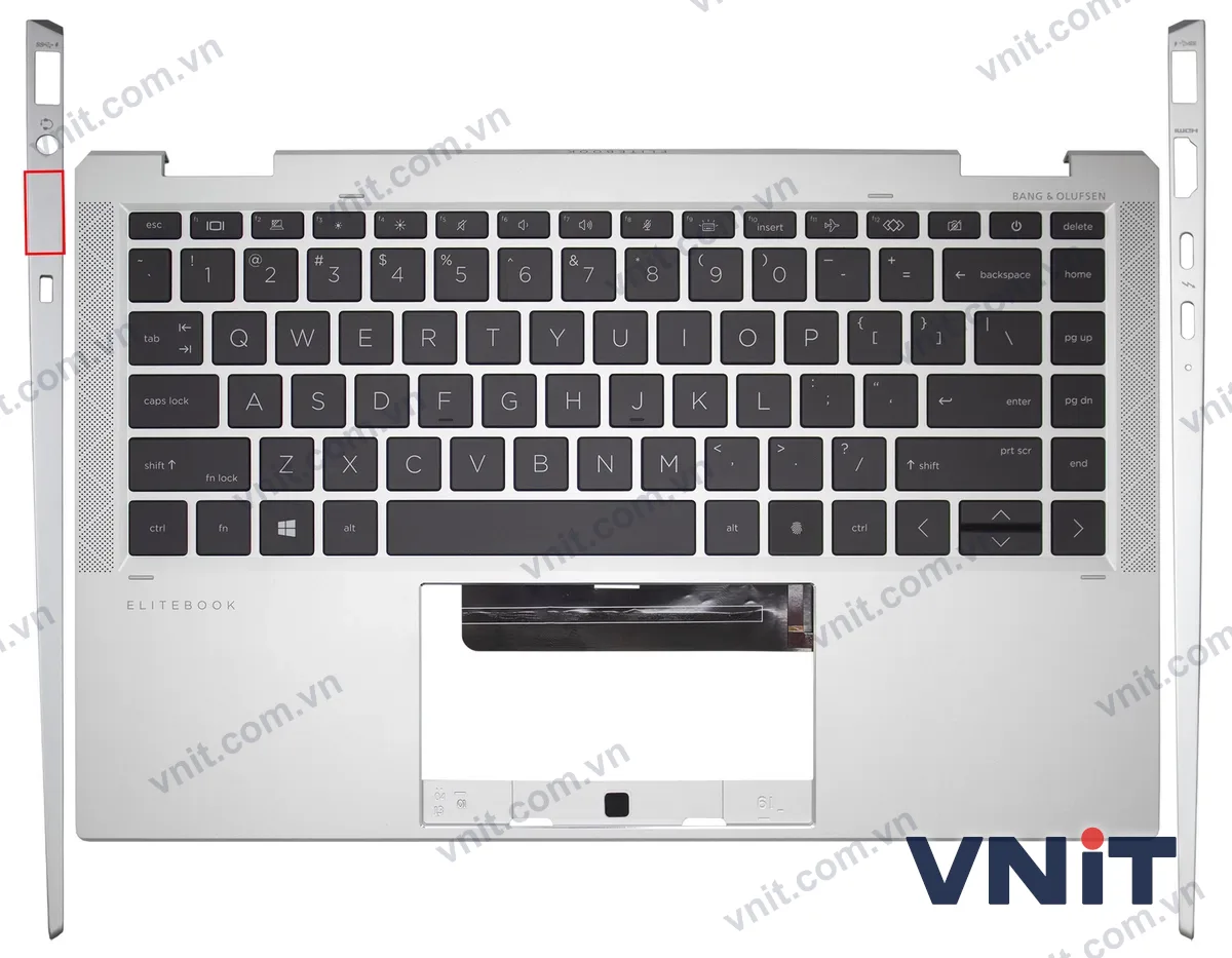 Bàn phím kèm bệ (palmrest) Laptop HP Elitebook X360 1040 G7, 1040 G8, no port (Có đèn nền)