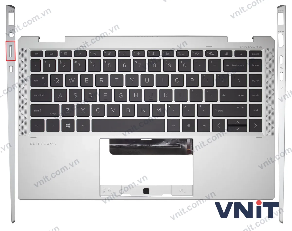 Bàn phím kèm bệ (palmrest) Laptop HP Elitebook X360 1040 G7, 1040 G8, port (Có đèn nền)
