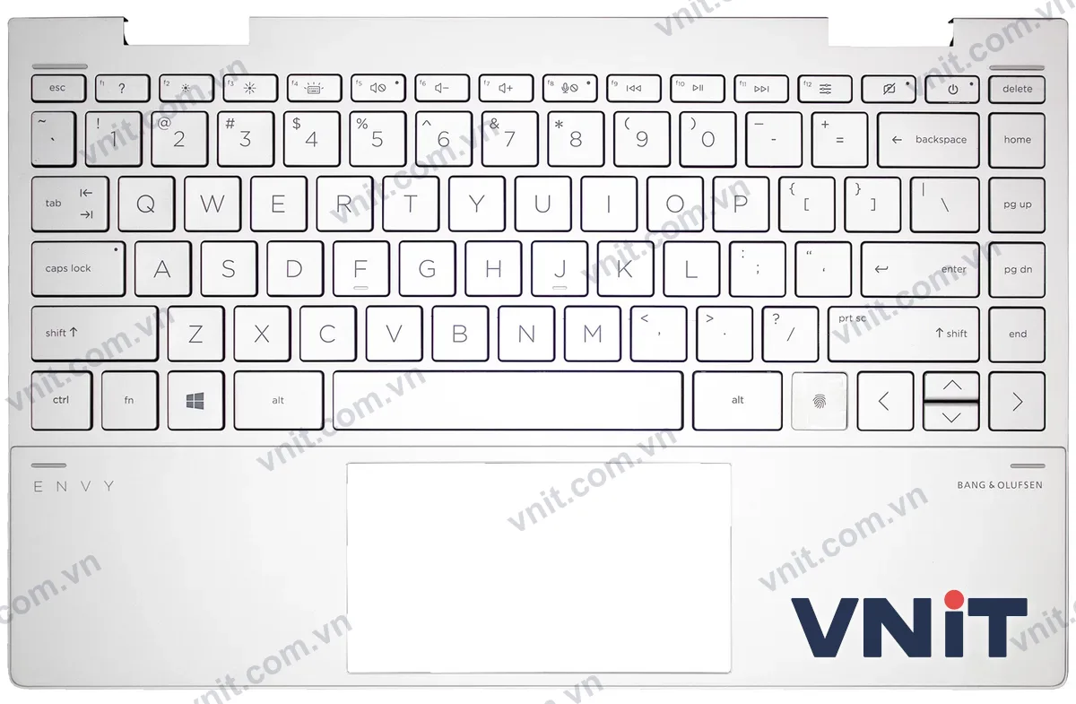 Bàn phím kèm bệ (palmrest) Laptop HP ENVY 13-AY, 13-BD, TPN-C147, TPN-C152, L94518-001 (Có đèn nền) (Màu bạc)