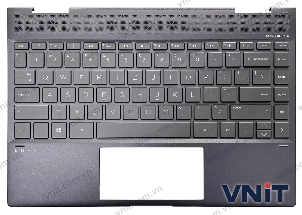 Bàn phím kèm bệ (palmrest) Laptop HP ENVY X360 13-AG, TPN-W133, 609939-001, brown (Có đèn nền)