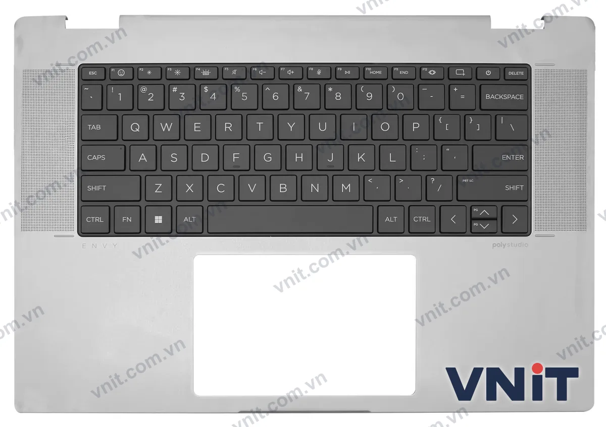 Bàn phím kèm bệ (palmrest) Laptop HP ENVY X360 14-FA, 14-FC, TPN-C173, 2-in-1 no IR (Có đèn nền) (Màu bạc)