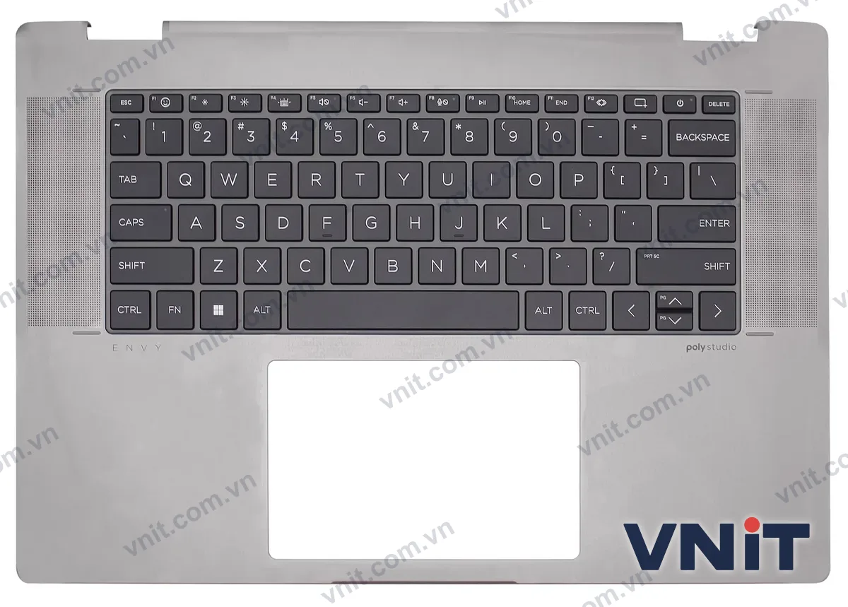 Bàn phím kèm bệ (palmrest) Laptop HP ENVY X360 14-FA, 14-FC, TPN-C173, 2-in-1 no IR (Có đèn nền) (Màu xám)
