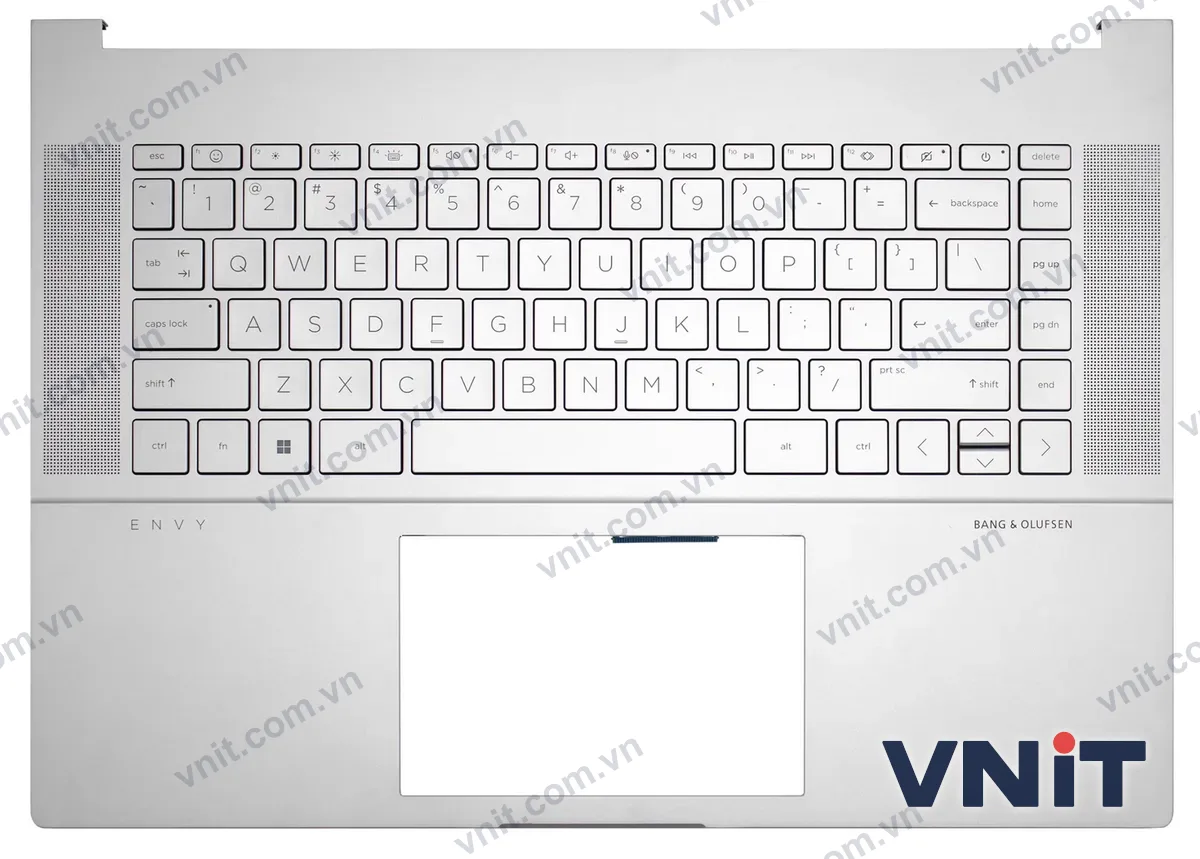 Bàn phím kèm bệ (palmrest) Laptop HP ENVY16, 16-H, TPN-C159, N12772-001 (Có đèn nền) (Màu bạc)