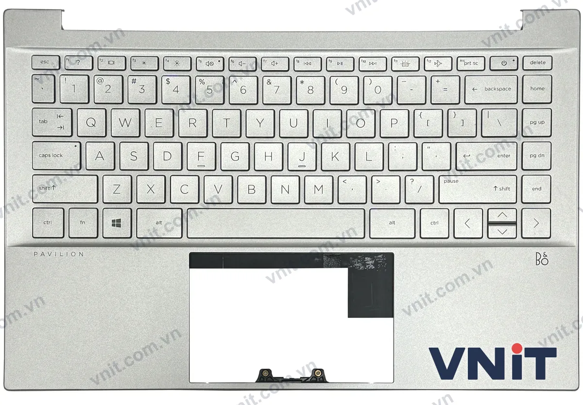 Bàn phím kèm bệ (palmrest) Laptop HP Pavilion 14-DV, G7G, TPN-Q244 (Có đèn nền) (Màu bạc)