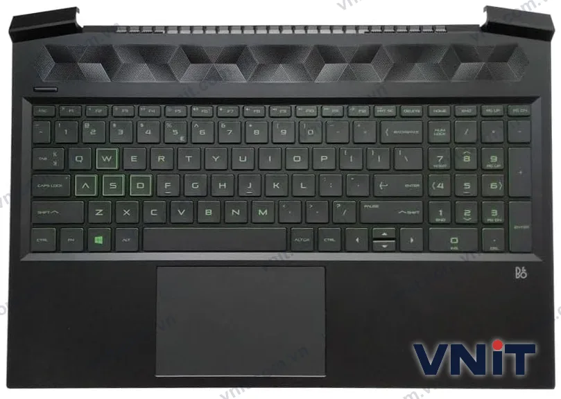 Bàn phím kèm bệ (palmrest) Laptop HP Pavilion Gaming 16-A, 16T-A, TPN-Q241, 16-a0000, 16-a0051wm, 16-a0032dx, touchpad (Có đèn nền)