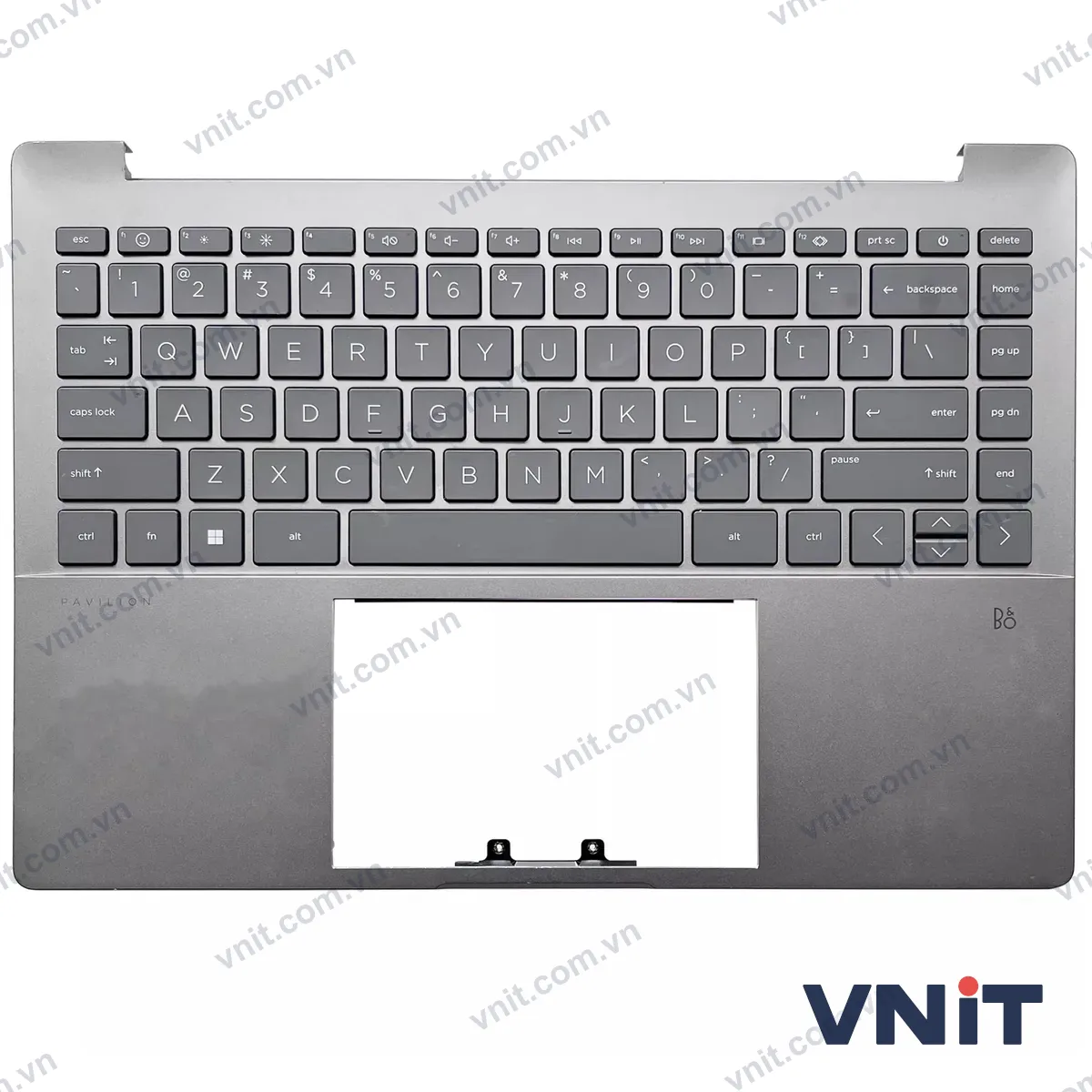 Bàn phím kèm bệ (palmrest) Laptop HP Pavilion Plus 14-EH, TPN-W154, N10393-001 (Có đèn nền) (Màu xám)