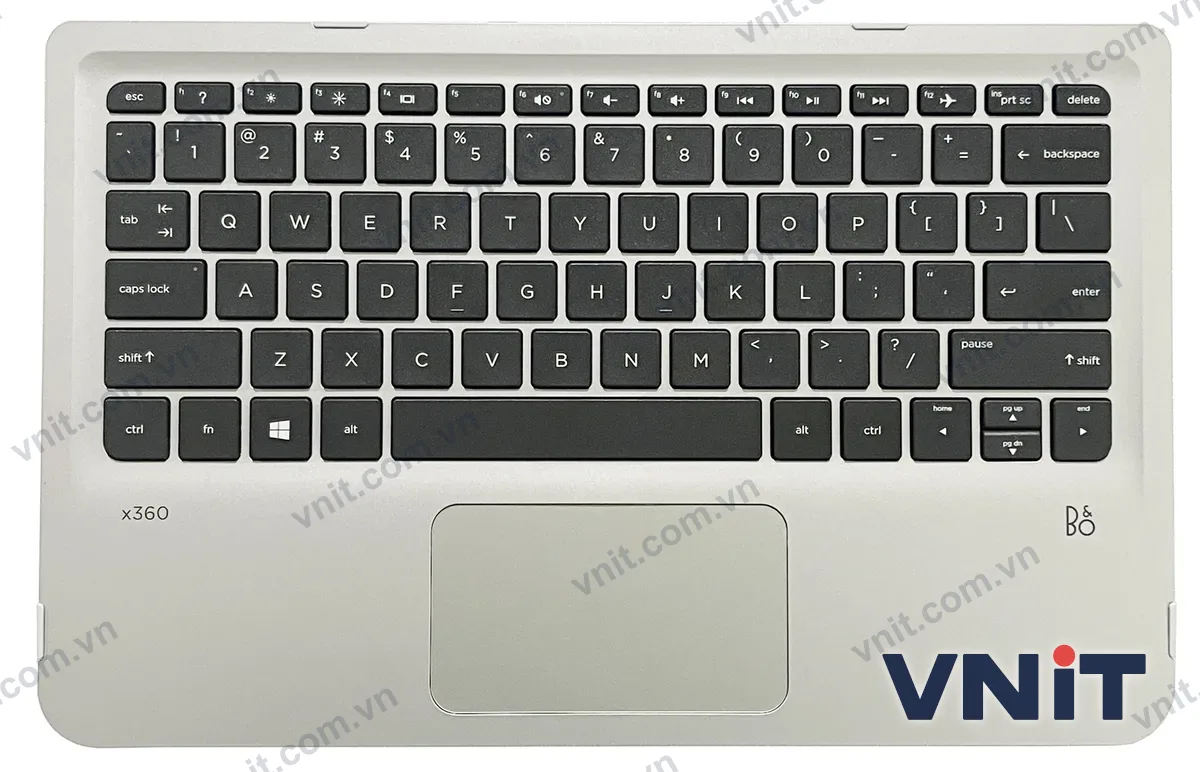 Bàn phím kèm bệ (palmrest) Laptop HP Pavilion X360 11-K, 310 G, 2 W112, 809543-001 (Màu bạc)