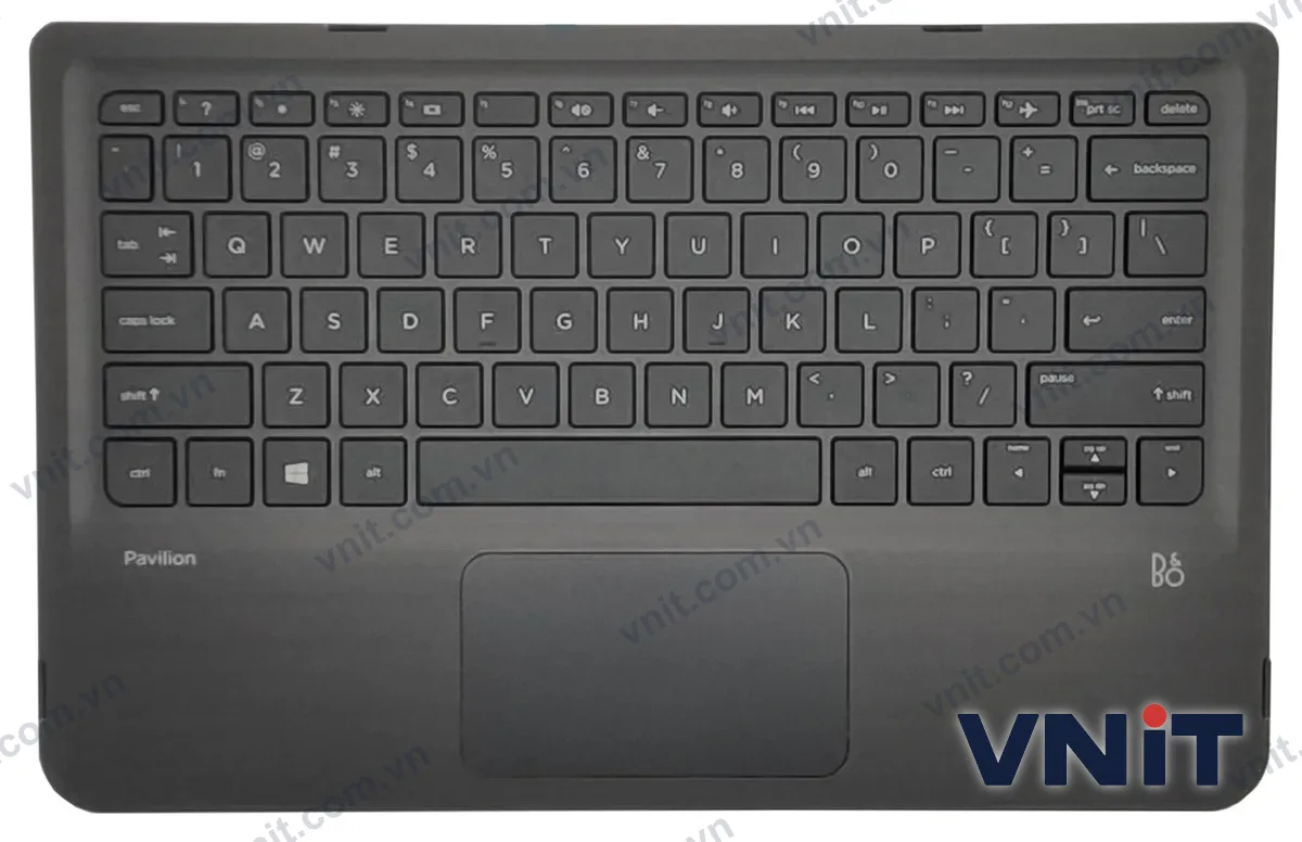Bàn phím kèm bệ (palmrest) Laptop HP Pavilion X360 11-K, 310 G2, W112, 809543-001 (Màu xám)