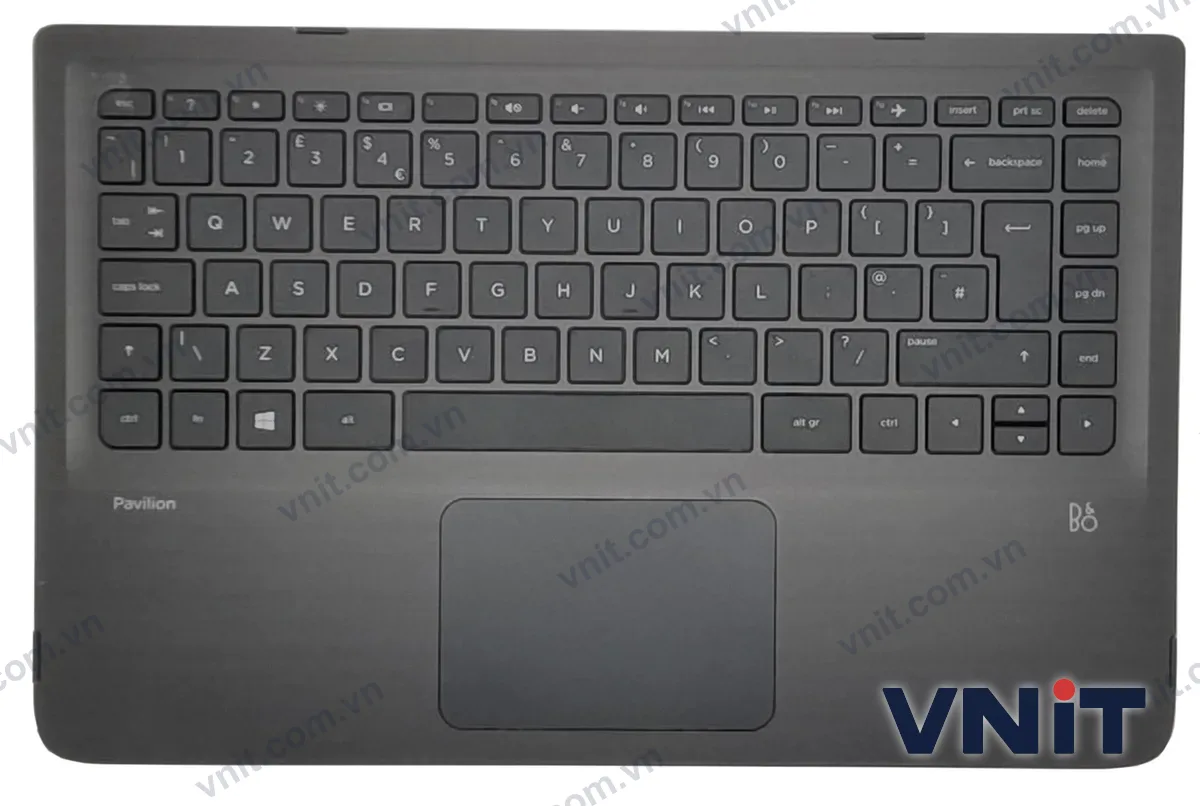 Bàn phím kèm bệ (palmrest) Laptop HP Pavilion X360 13-S, 809829-001
