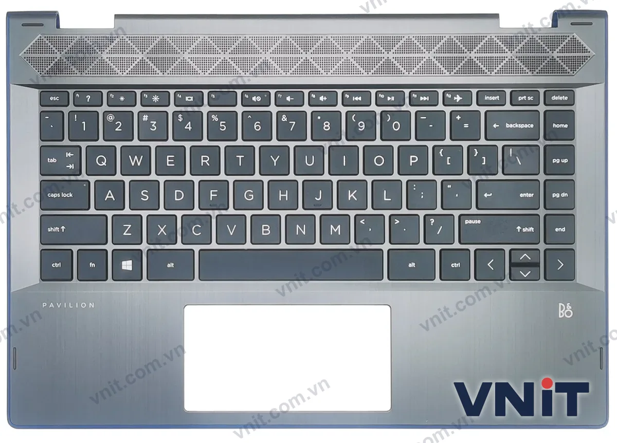 Bàn phím kèm bệ (palmrest) Laptop HP Pavilion X360 14 14-CD, TPN-W131 (Màu đen)
