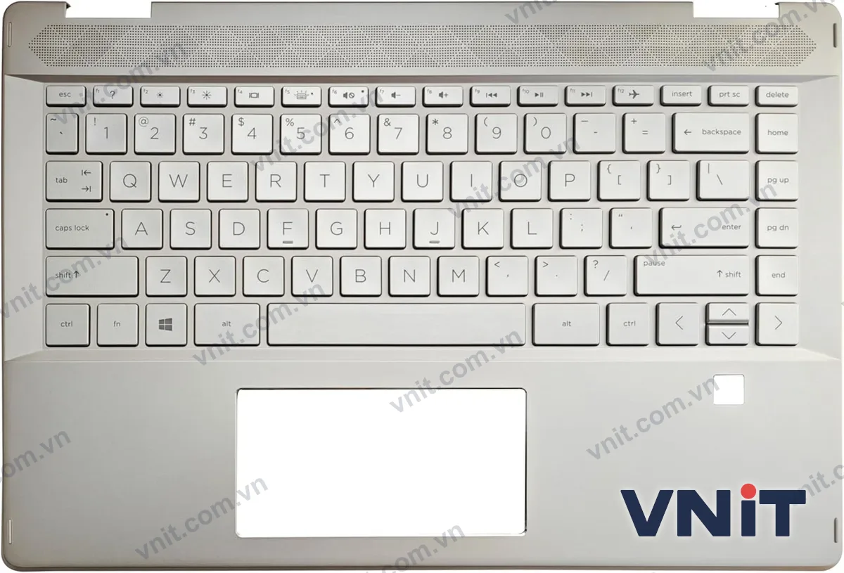 Bàn phím kèm bệ (palmrest) Laptop HP pavilion x360 14-DH, TPN-W139 (Có đèn nền) (Màu vàng)