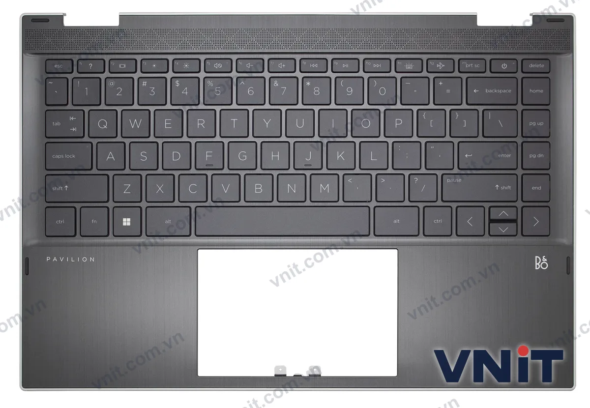 Bàn phím kèm bệ (palmrest) Laptop HP pavilion x360 14-DW, TPN-Q171, L96518-001, L96530-001, plastic