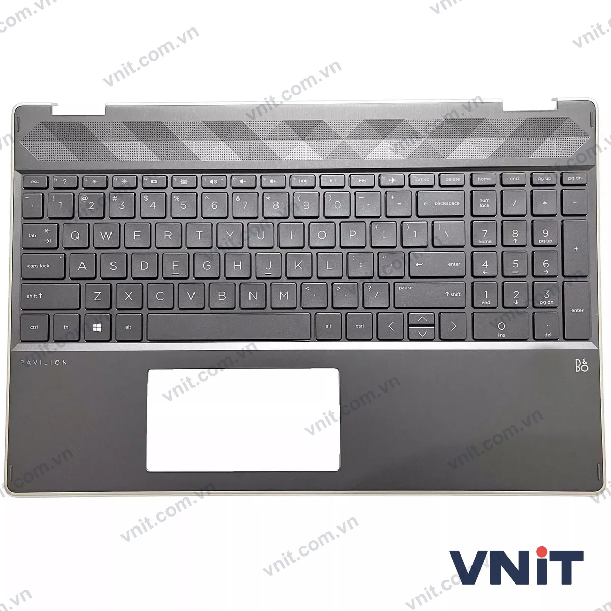 Bàn phím kèm bệ (palmrest) Laptop HP pavilion X360 15-DQ, TPN-W140, edging (Có đèn nền) (Màu vàng)