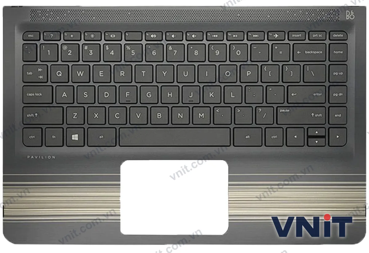Bàn phím kèm bệ (palmrest) Laptop HP Pavilion X360 M3-U, 13-U, TPN-W118, 856037-001 (Màu đen)