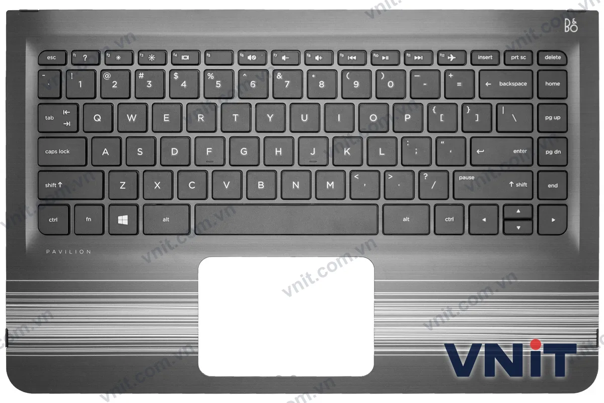 Bàn phím kèm bệ (palmrest) Laptop HP Pavilion X360 M3-U, 13-U, TPN-W118, 856037-001 (Màu đen)