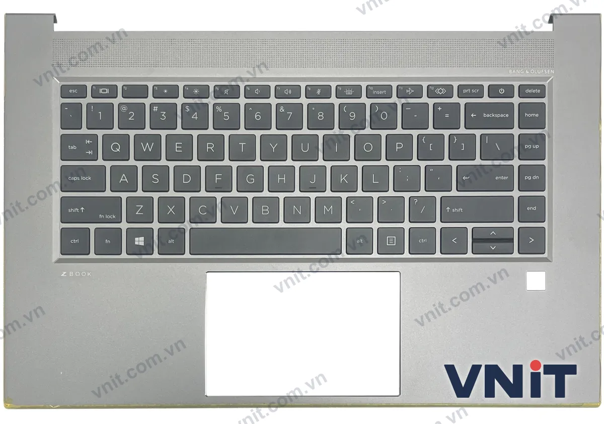 Bàn phím kèm bệ (palmrest) Laptop HP ZBOOK 15 Studio Greate G7, ZBOOK 15 Studio Greate G8, , M14608-001, DP port (Có đèn nền)