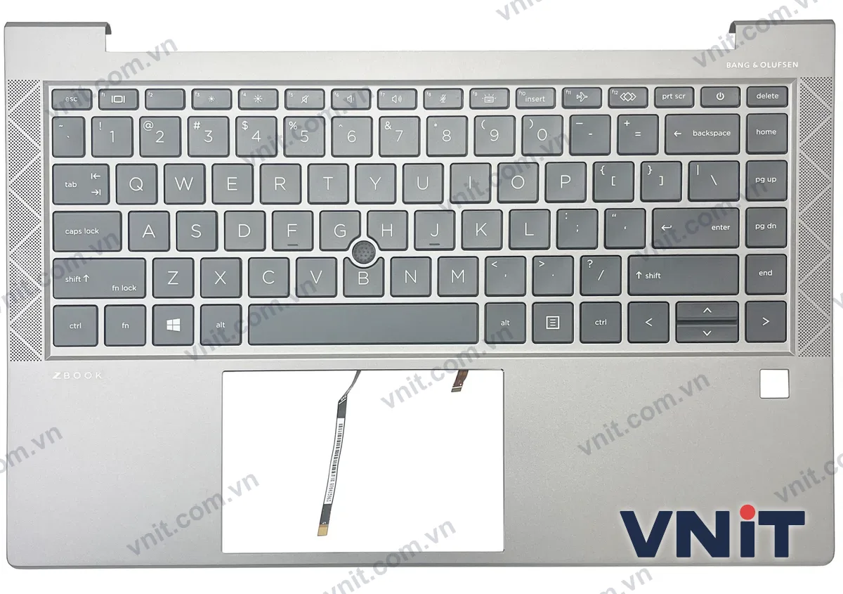 Bàn phím kèm bệ (palmrest) Laptop HP Zbook Firefly 14 G7, Zbook Firefly 14 G8 (Có đèn nền)