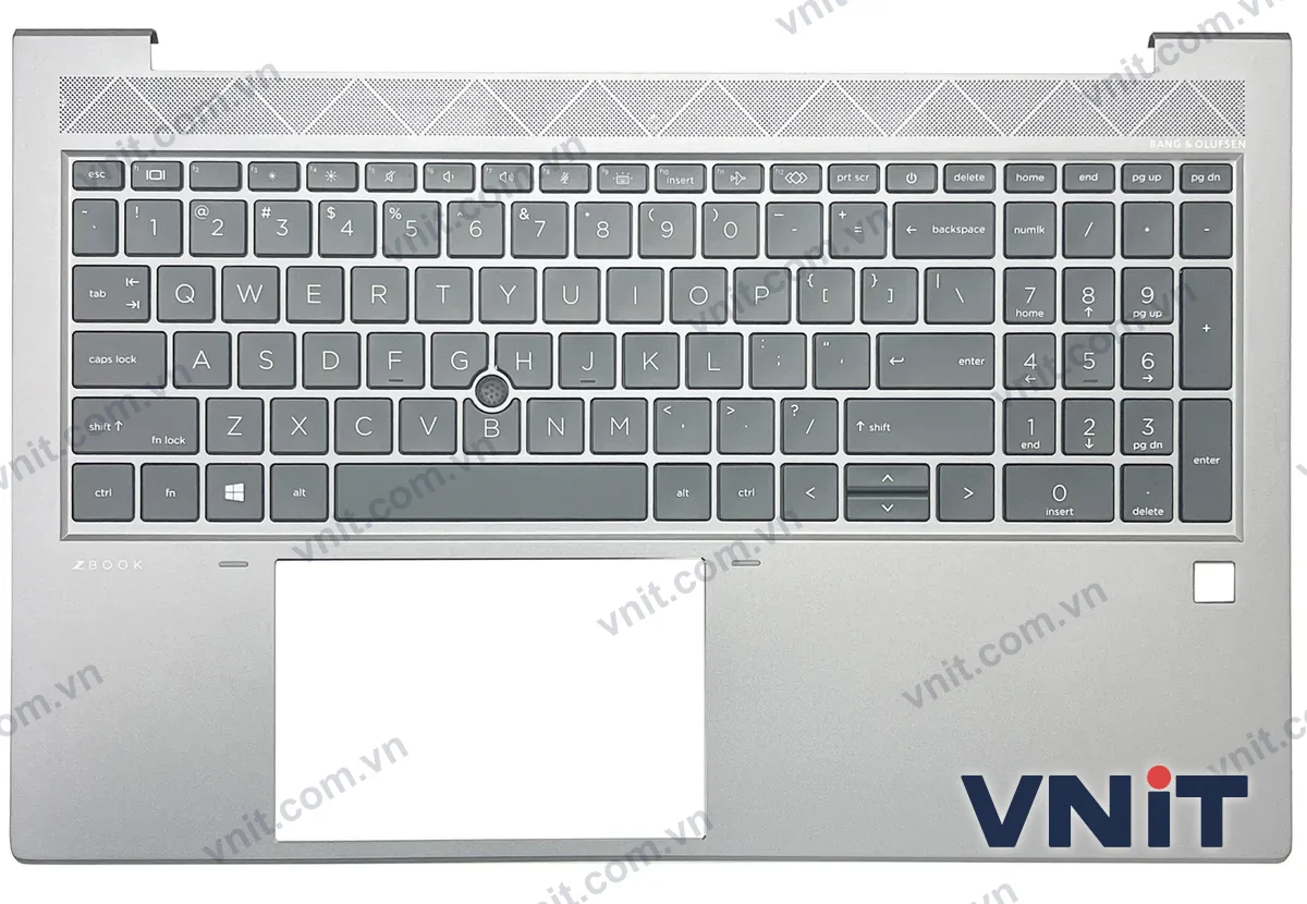 Bàn phím kèm bệ (palmrest) Laptop HP Zbook Firefly 15 G7, Zbook Firefly 15 G8 (Có đèn nền)