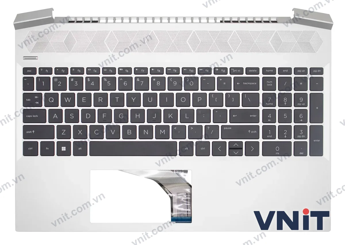 Bàn phím kèm bệ (palmrest) Laptop HP ZHAN 99 Mobile Workstation G2, ZHAN 99 Mobile Workstation G3, TPN-Q229, M12026-001, version A (Có đèn nền)