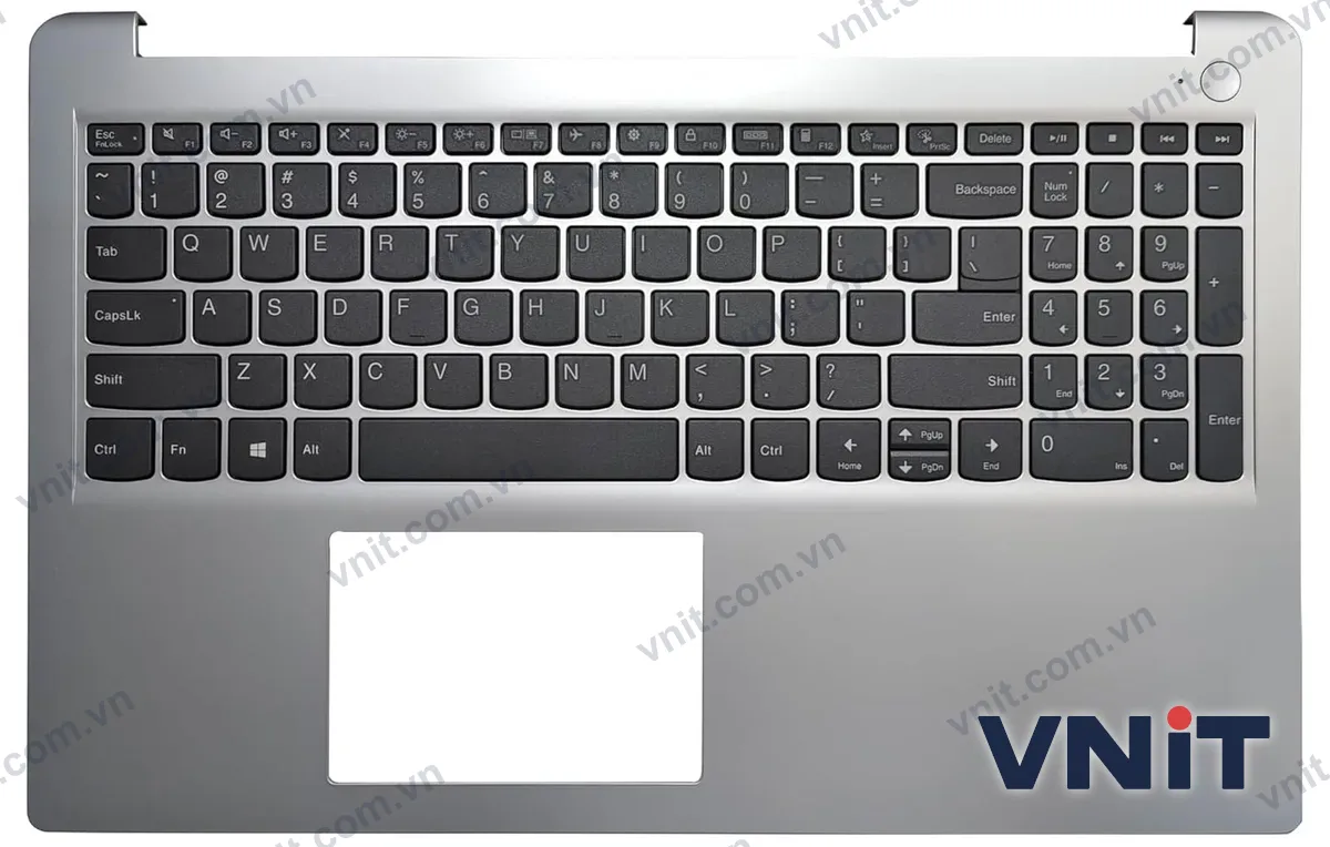 Bàn phím kèm bệ (palmrest) Laptop Lenovo IdeaPad 1 15ADA7 15AMN7 (Màu bạc)