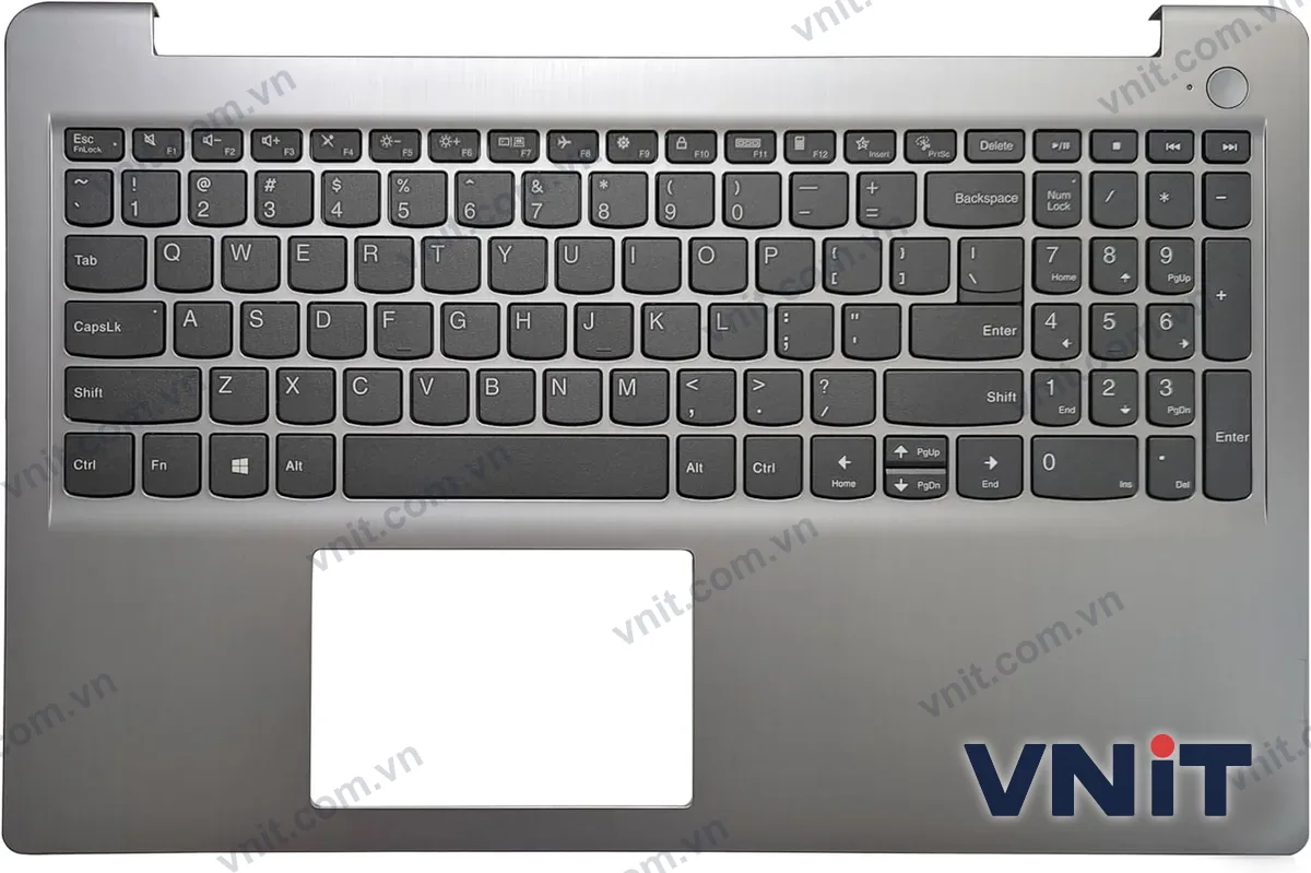 Bàn phím kèm bệ (palmrest) Laptop Lenovo Ideapad 3-15ITL6, 3-15ALC6, 3-15ADA6 (Màu bạc)