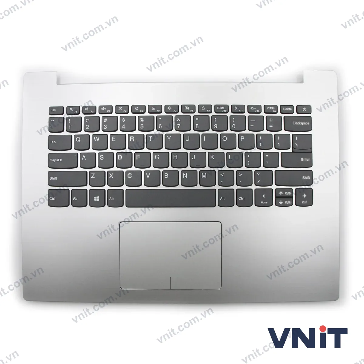 Bàn phím kèm bệ (palmrest) Laptop Lenovo IdeaPad 330-14IGM, 330-14AST (Màu bạc)