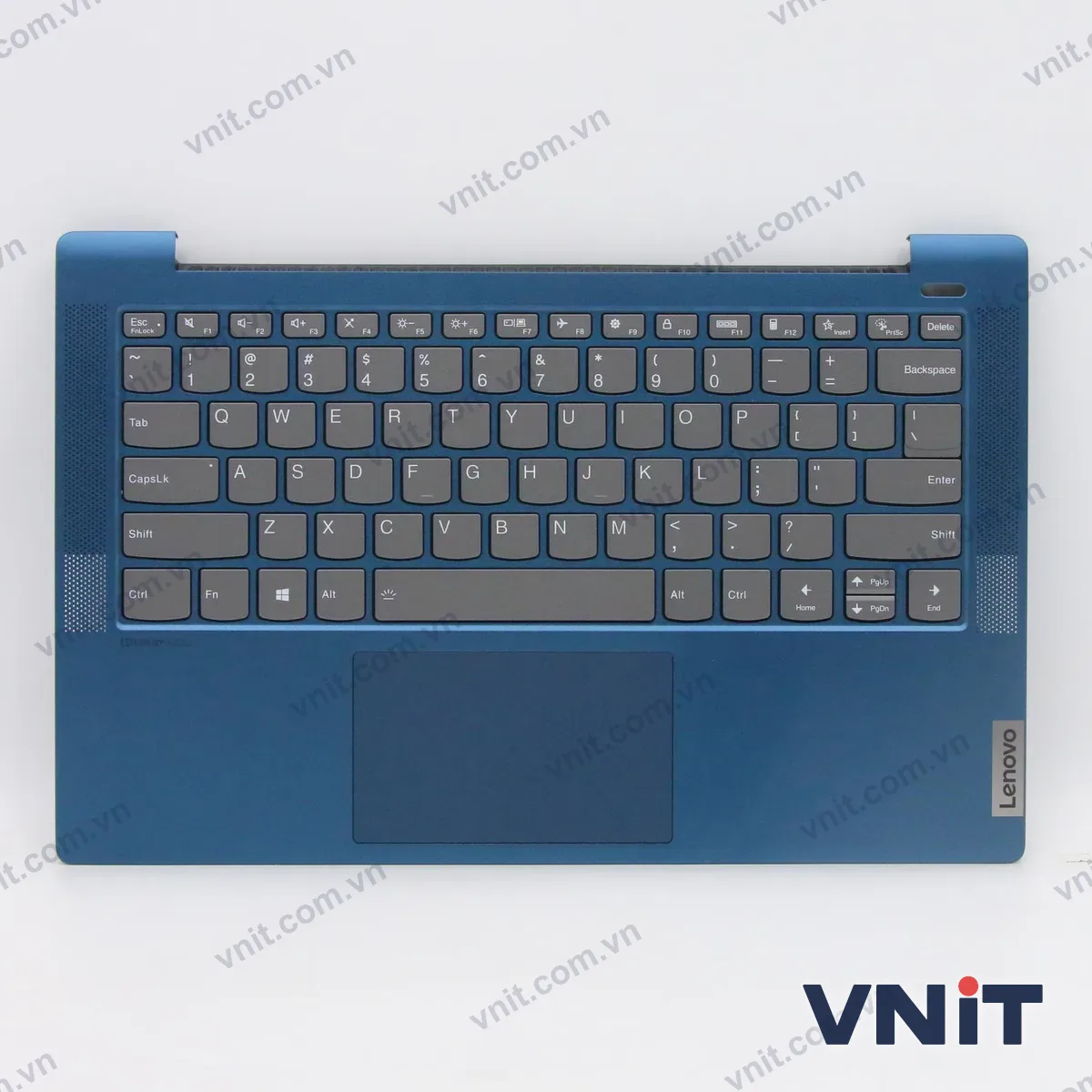 Bàn phím kèm bệ (palmrest) Laptop Lenovo IdeaPad 5 14ARE05, 5CB1A13968 (Có đèn nền) (Màu xanh)