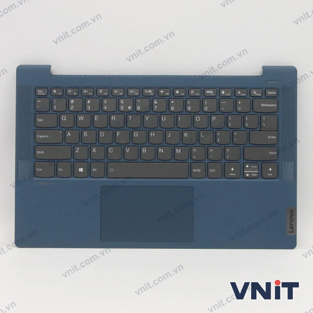 Bàn phím kèm bệ (palmrest) Laptop Lenovo IdeaPad 5 14ARE05, 5CB1A14041 (Có đèn nền) (Màu xanh)