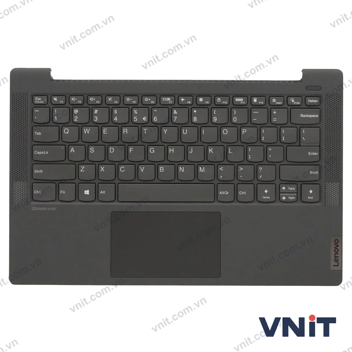 Bàn phím kèm bệ (palmrest) Laptop Lenovo IdeaPad 5-14IIL05, 5CB0Y88657 (Màu xám)