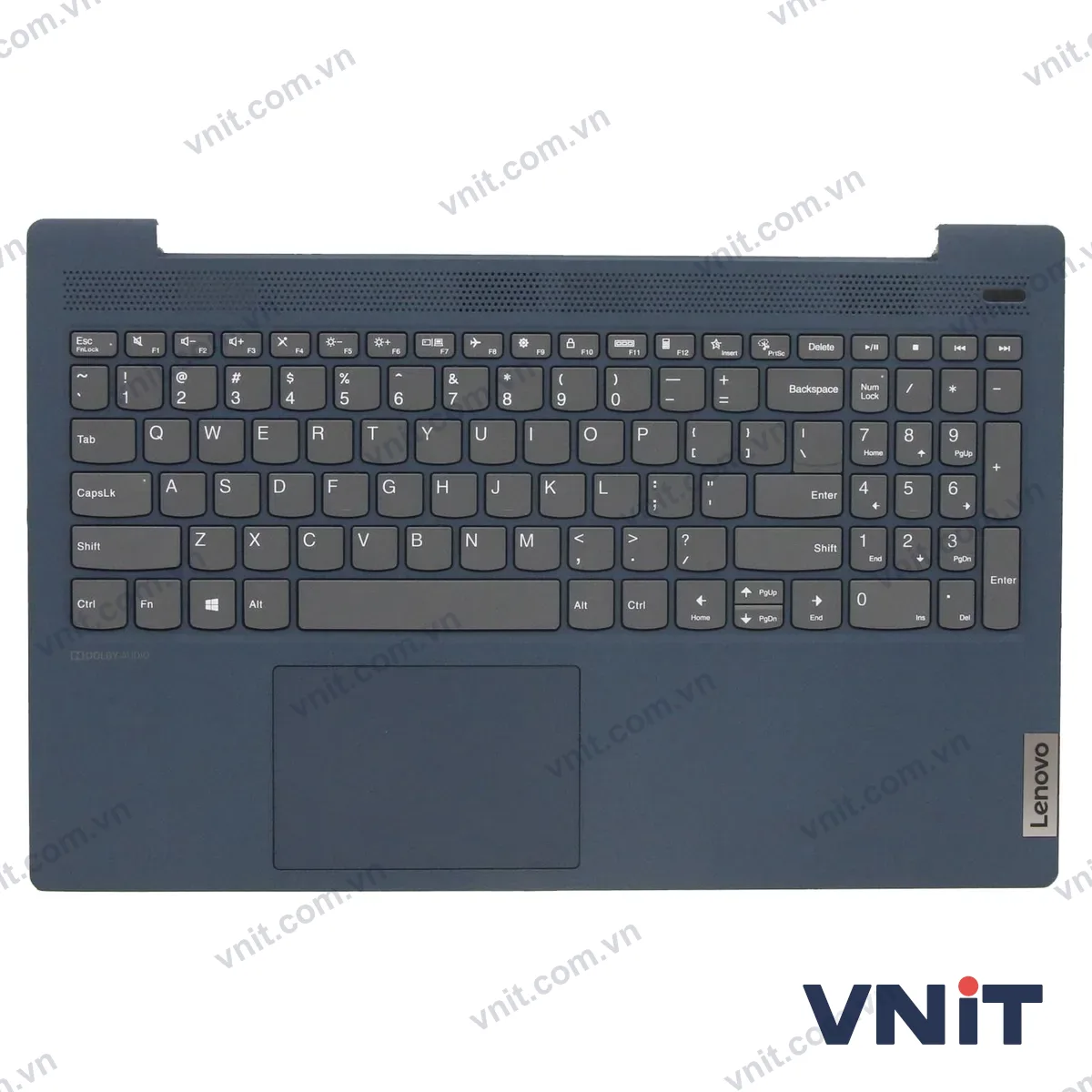 Bàn phím kèm bệ (palmrest) Laptop Lenovo Ideapad 5-15ITL05, 5CB0Z31246 (Màu xanh)