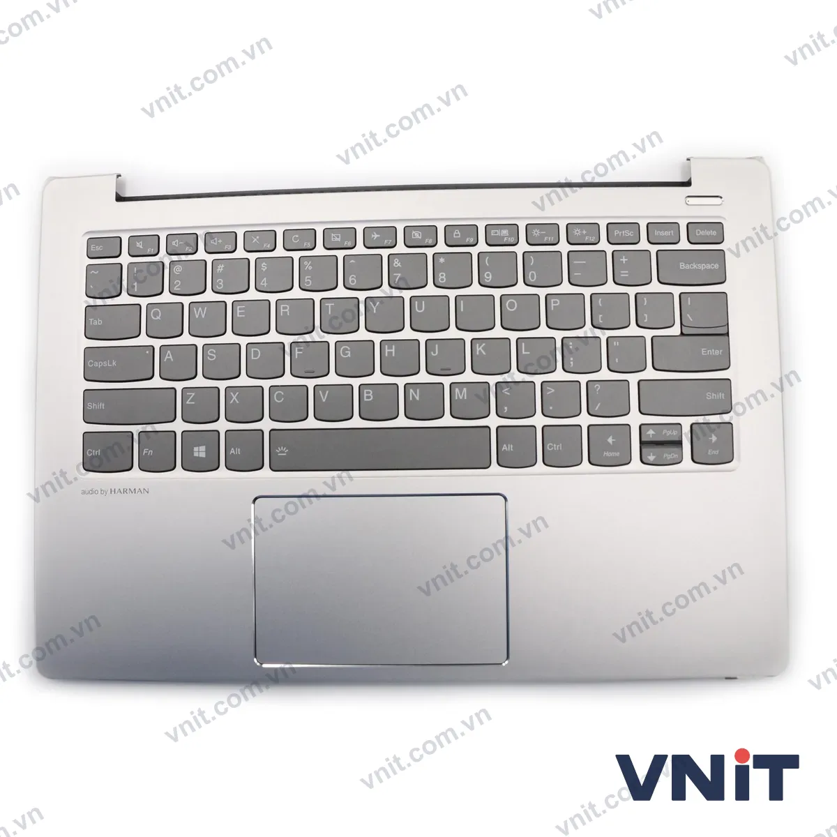 Bàn phím kèm bệ (palmrest) Laptop Lenovo IdeaPad 530S-14IKB, IdeaPad 530S-14ARR, 5CB0R11580 (Có đèn nền) (Màu bạc)