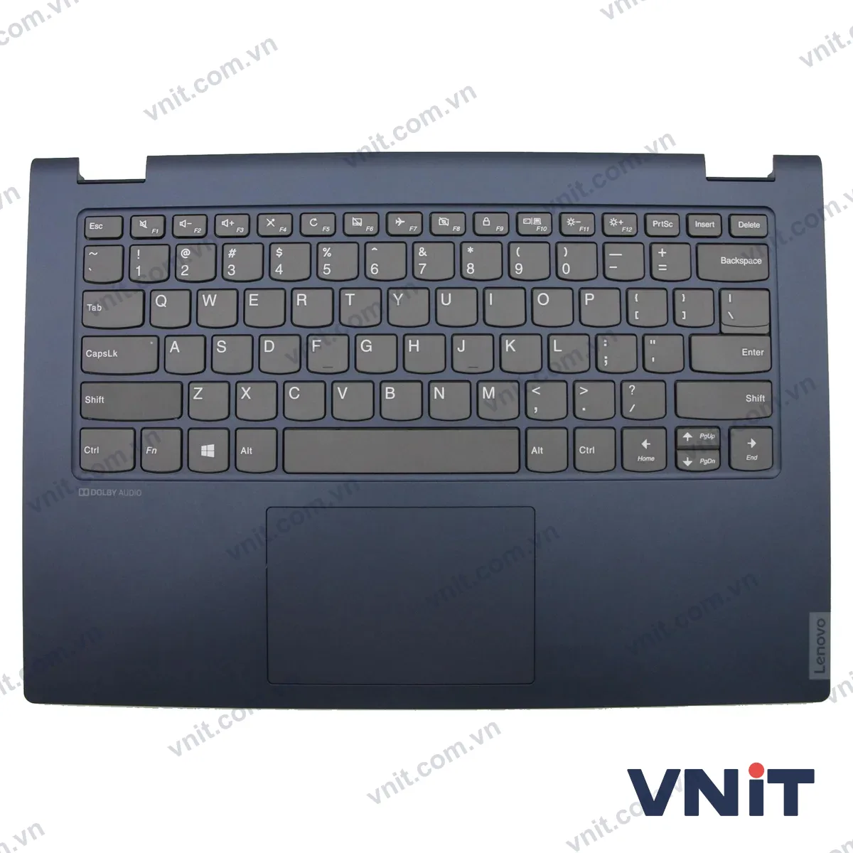 Bàn phím kèm bệ (palmrest) Laptop Lenovo IdeaPad C340-14IWL, 5CB0U42395 (Màu xanh)