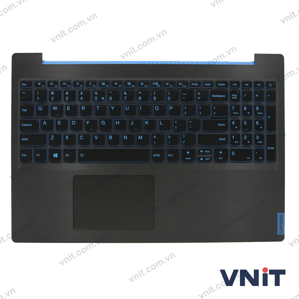 Bàn phím kèm bệ (palmrest) Laptop Lenovo IdeaPad L340-15IRH Gaming, 5CB0U42760 (Có đèn nền) (Màu xám)