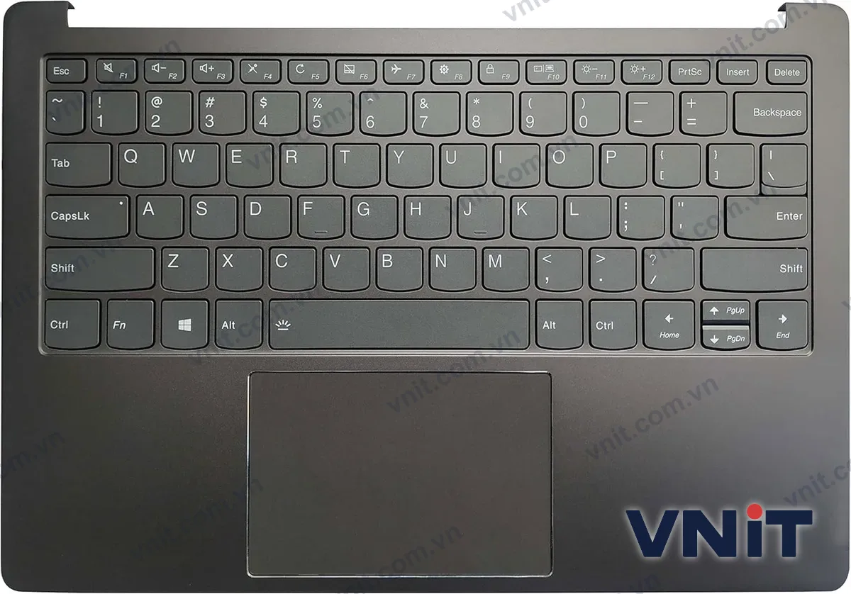 Bàn phím kèm bệ (palmrest) Laptop Lenovo IdeaPad S540-13IML, S540-13API, xiaoxin 13 Pro 2019 (Có đèn nền) (Màu xám)