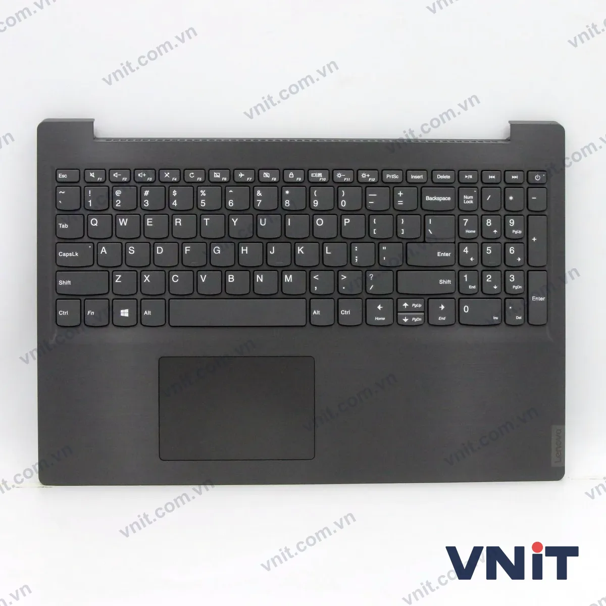 Bàn phím kèm bệ (palmrest) Laptop Lenovo Ideapad V15-IWL V15-IIL V15-IKB V15-ADA (Màu xám)