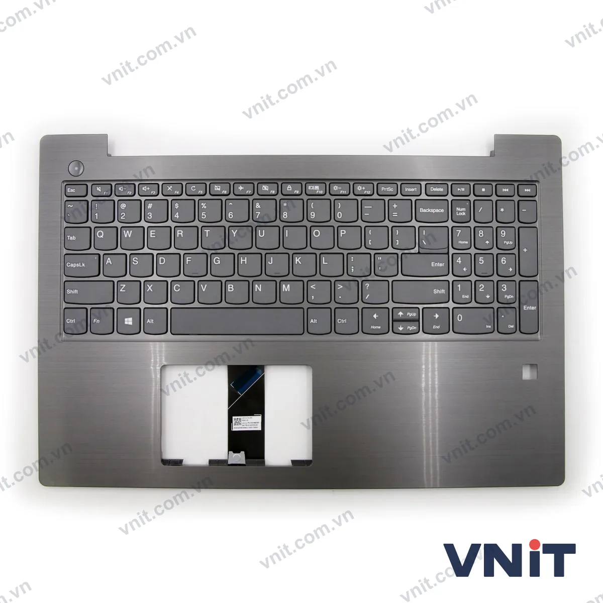Bàn phím kèm bệ (palmrest) Laptop Lenovo Ideapad V330-15IKB 81AX (Màu xám)