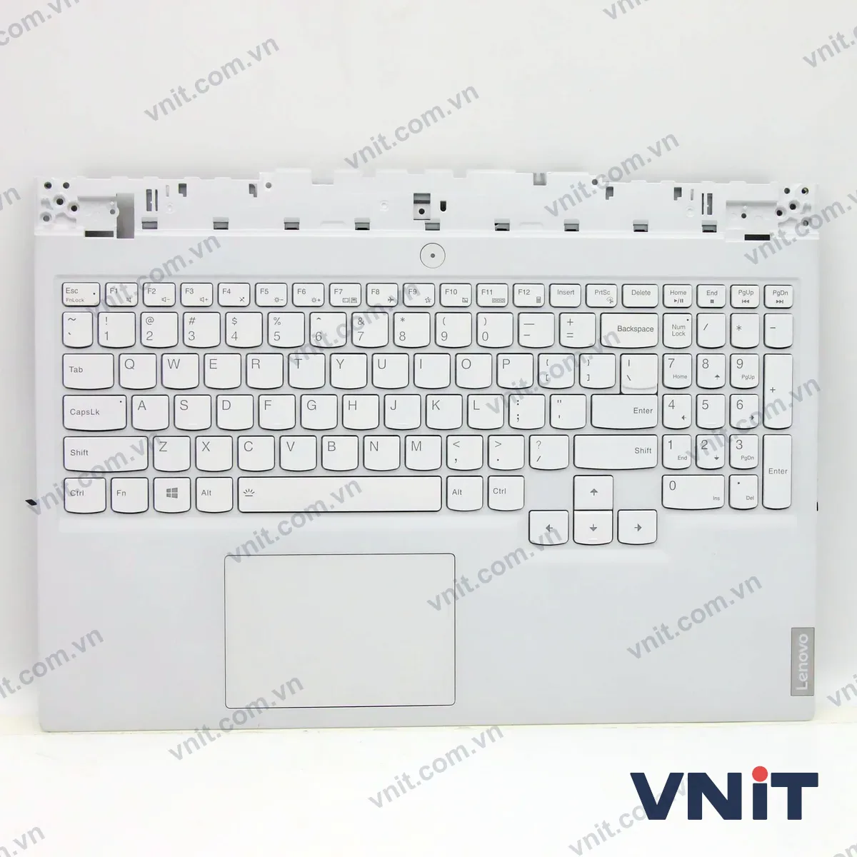 Bàn phím kèm bệ (palmrest) Laptop Lenovo Legion 5 15ITH6, 5CB1D12364 (Có đèn nền) (Màu trắng)