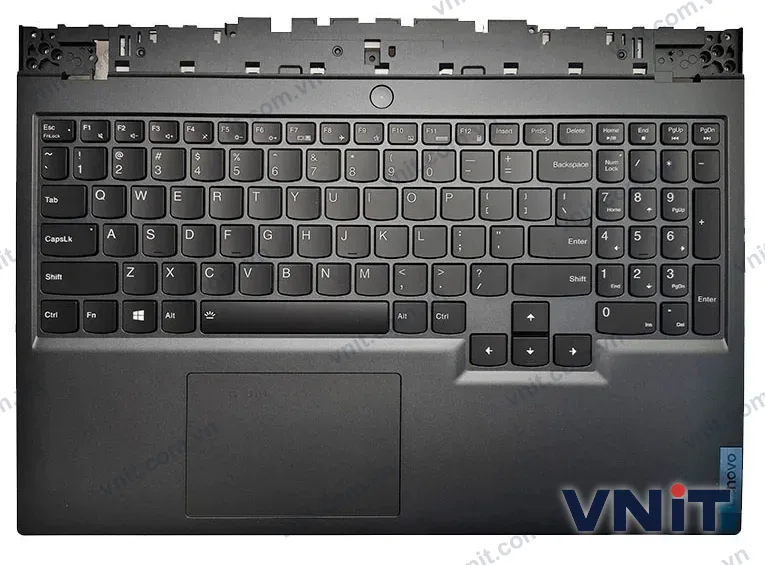 Bàn phím kèm bệ (palmrest) Laptop Lenovo Legion 5-15ITH6H, 5-15ITH6, 5-15ACH6H, 5-15ACH6, 5-15ACH6A, Y7000 2021 (Có đèn nền)