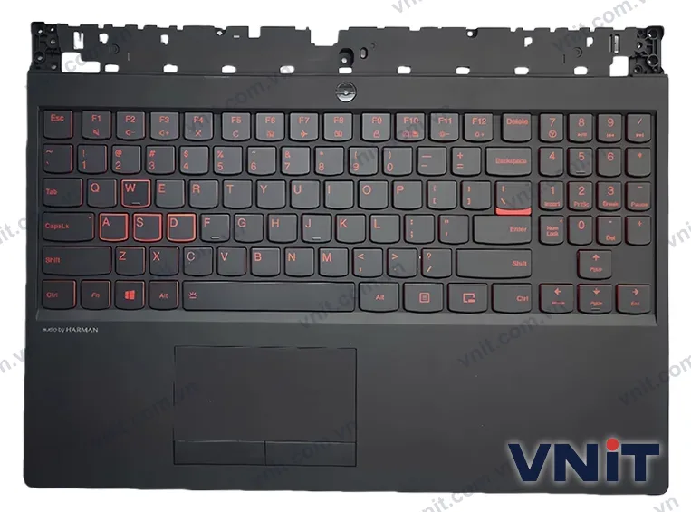 Bàn phím kèm bệ (palmrest) Laptop Lenovo Legion Y530-15ICH, Y540-15IRH, Y7000 2018 2019, PG0 (Có đèn nền) (Màu đỏ)