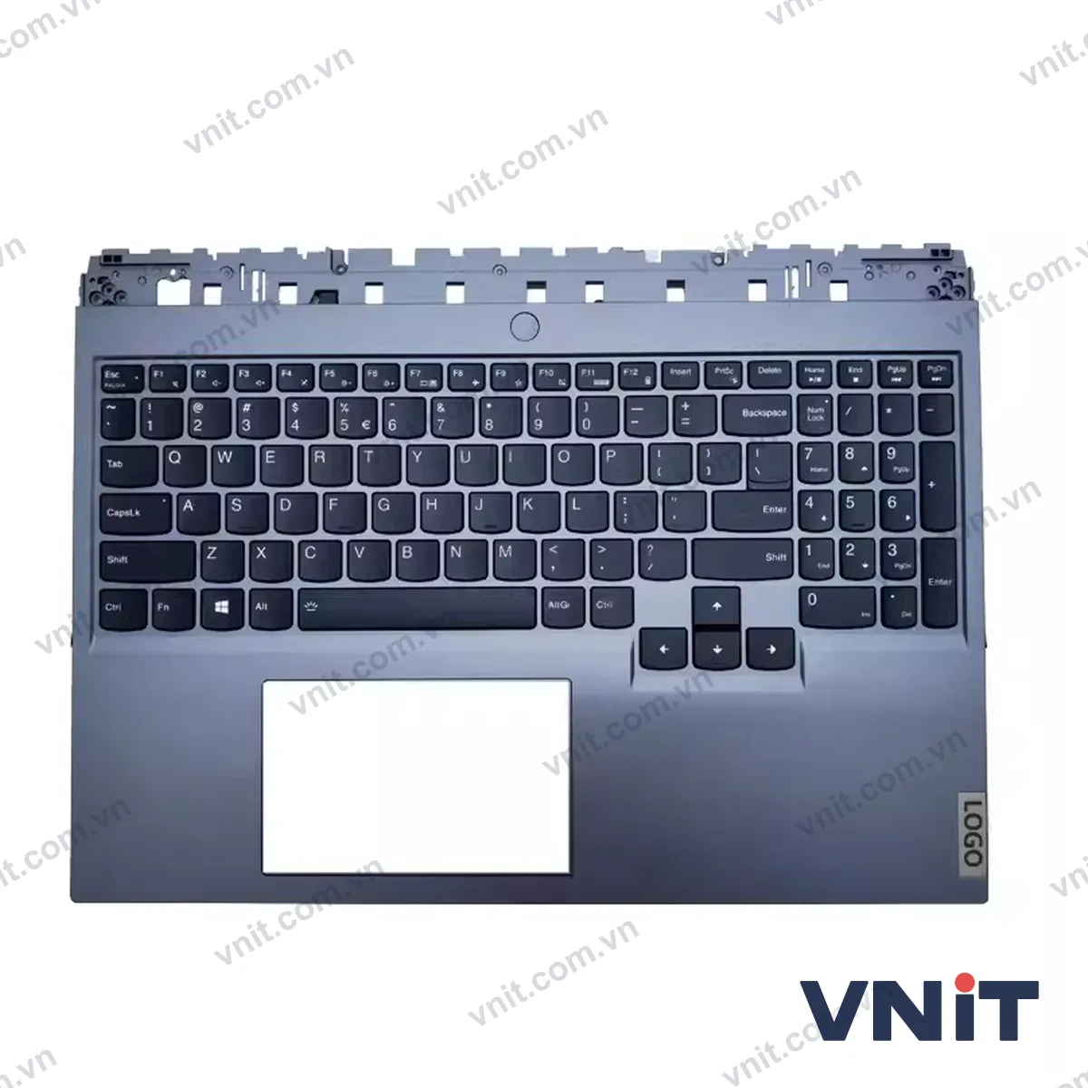 Bàn phím kèm bệ (palmrest) Laptop Lenovo R9000P Y9000P 2021 5 IAH7R topcase cover C case (Có đèn nền)