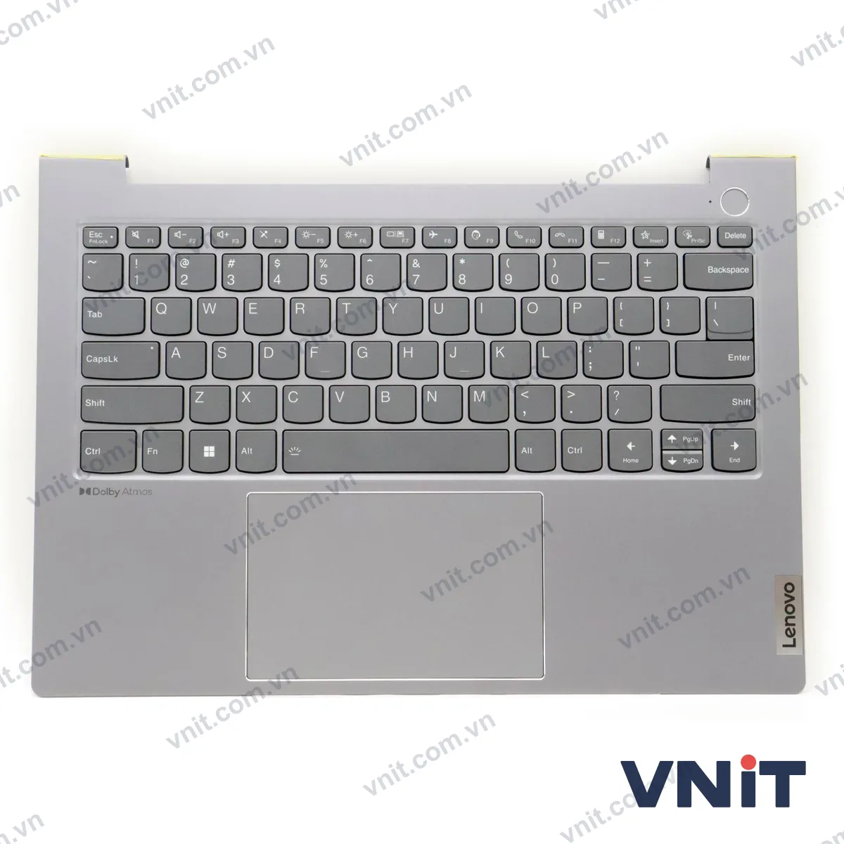 Bàn phím kèm bệ (palmrest) Laptop Lenovo ThinkBook 14 G4+ IAP, 5CB1H68382 (Có đèn nền) (Màu xám)