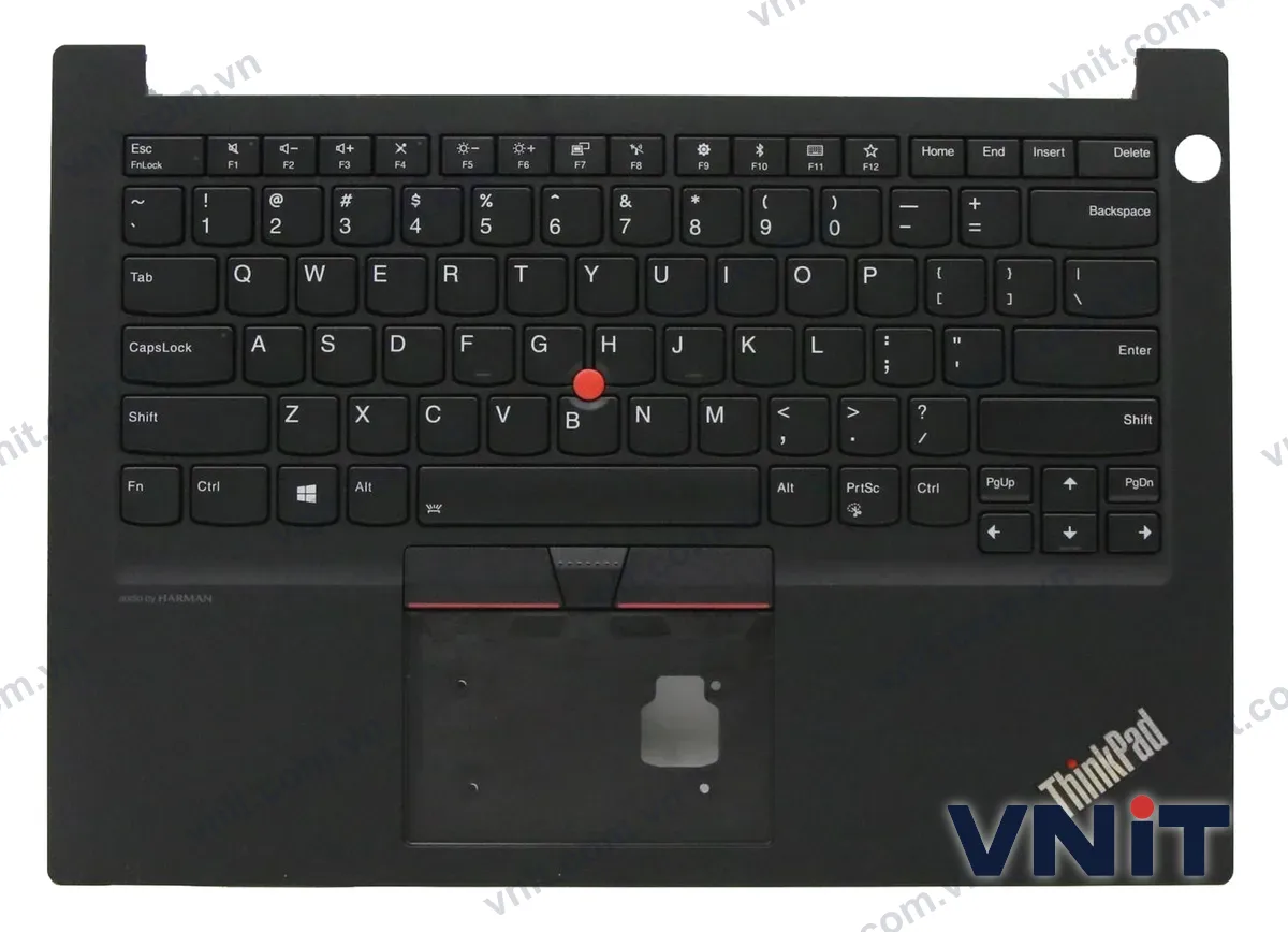 Bàn phím kèm bệ (palmrest) Laptop Lenovo Thinkpad E14 Gen 1, R14 Gen 1 (Có đèn nền) (Màu đen)