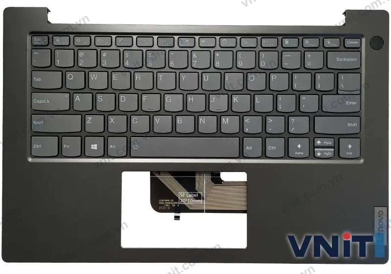Bàn phím kèm bệ (palmrest) Laptop Lenovo V14 G2-ALC, V14 G2-ITL, V14 G2-IJL (Có đèn nền)